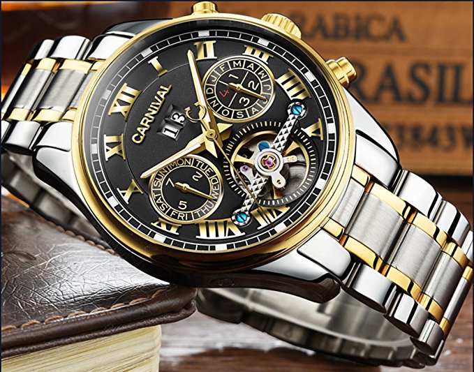 CARNIVAL Retro Roman Automatic Watch CR1003B