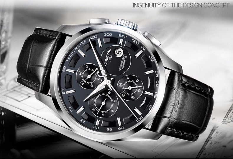 Carnival Automatic Mechanical Watch CR1077B