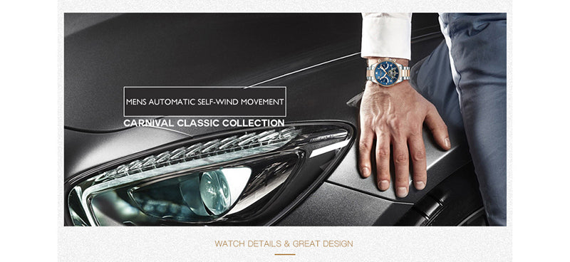 Carnival Automatic Mechanical Watch CR1254