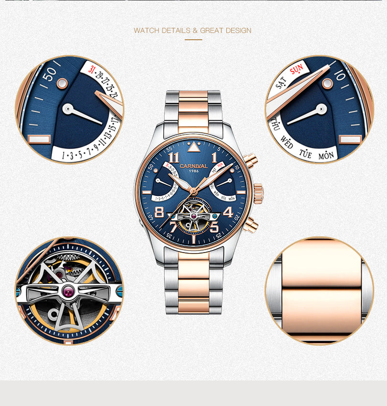 Carnival Automatic Mechanical Watch CR1254