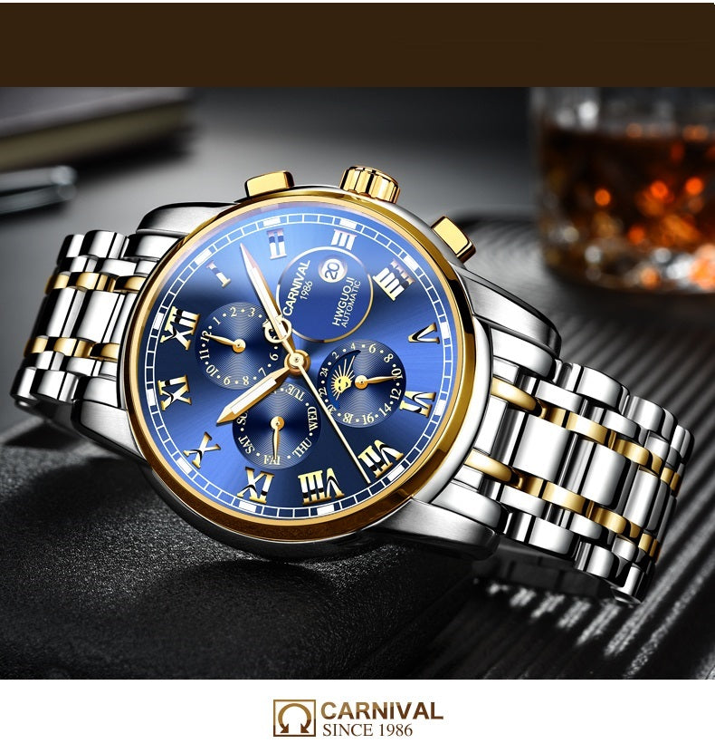 Carnival Automatic Mechanical Watch CR1265-GD