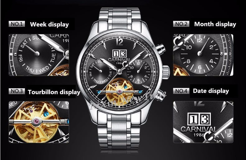 Carnival Automatic Mechanical Watch CR3042A