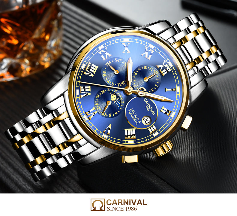 Carnival Automatic Mechanical Watch CR1265-GD