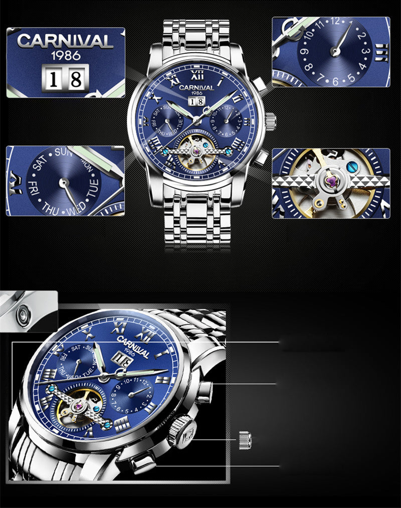 Carnival Automatic Mechanical Watch CR1288