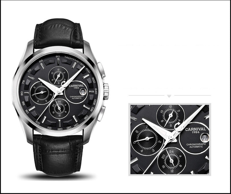 Carnival Automatic Mechanical Watch CR1077B