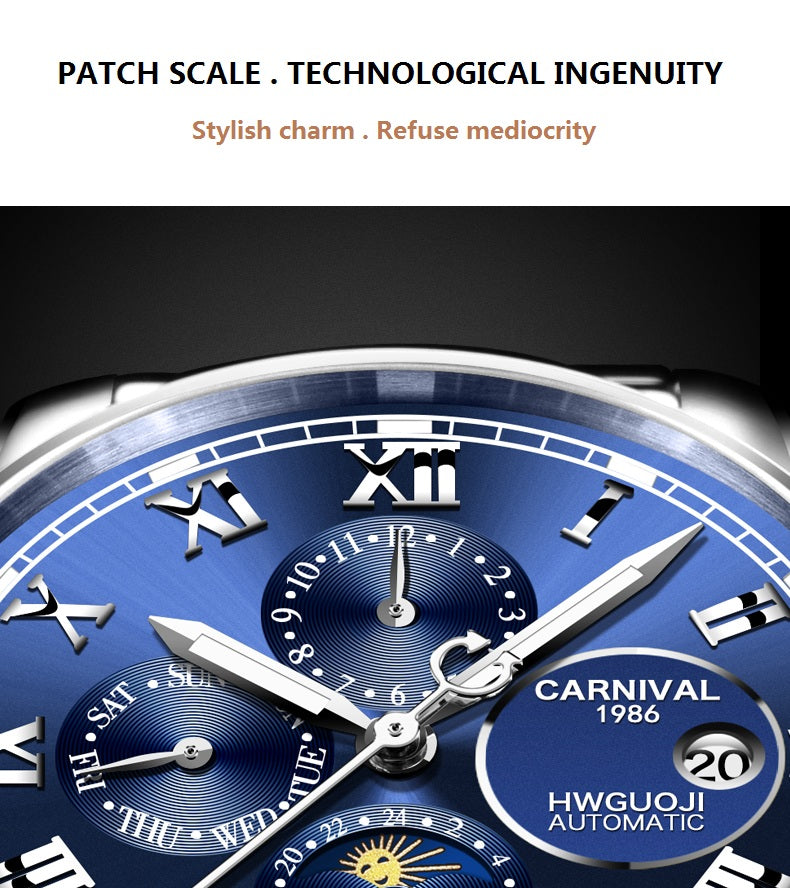 Carnival Automatic Mechanical Watch CR1265-SL